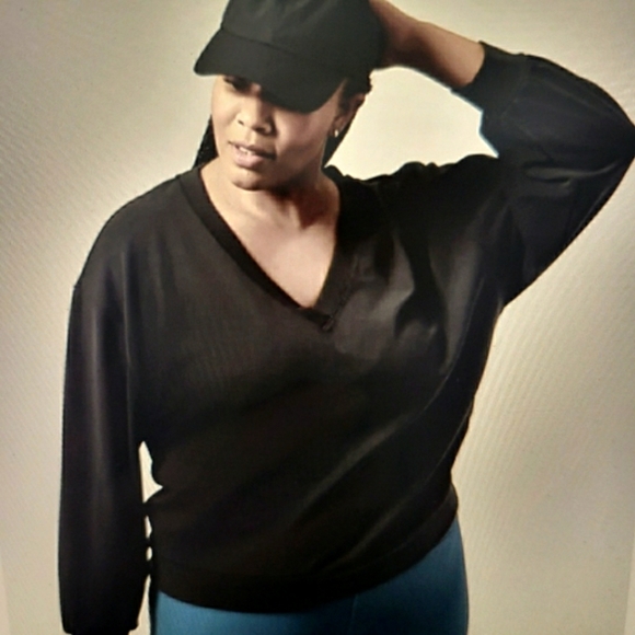 Athleta Willow V-Neck Sweatshirt - Picture 1 of 11